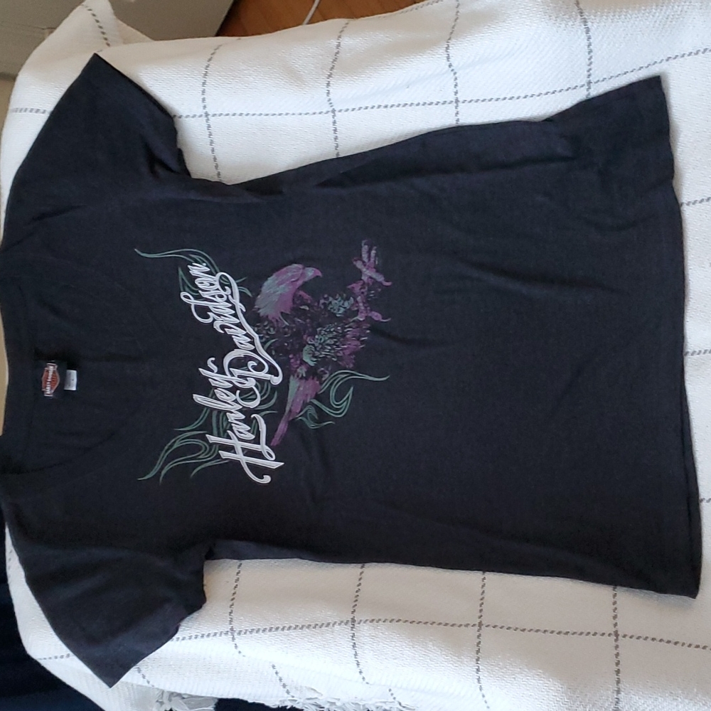Womens Harley t-shirt size L.